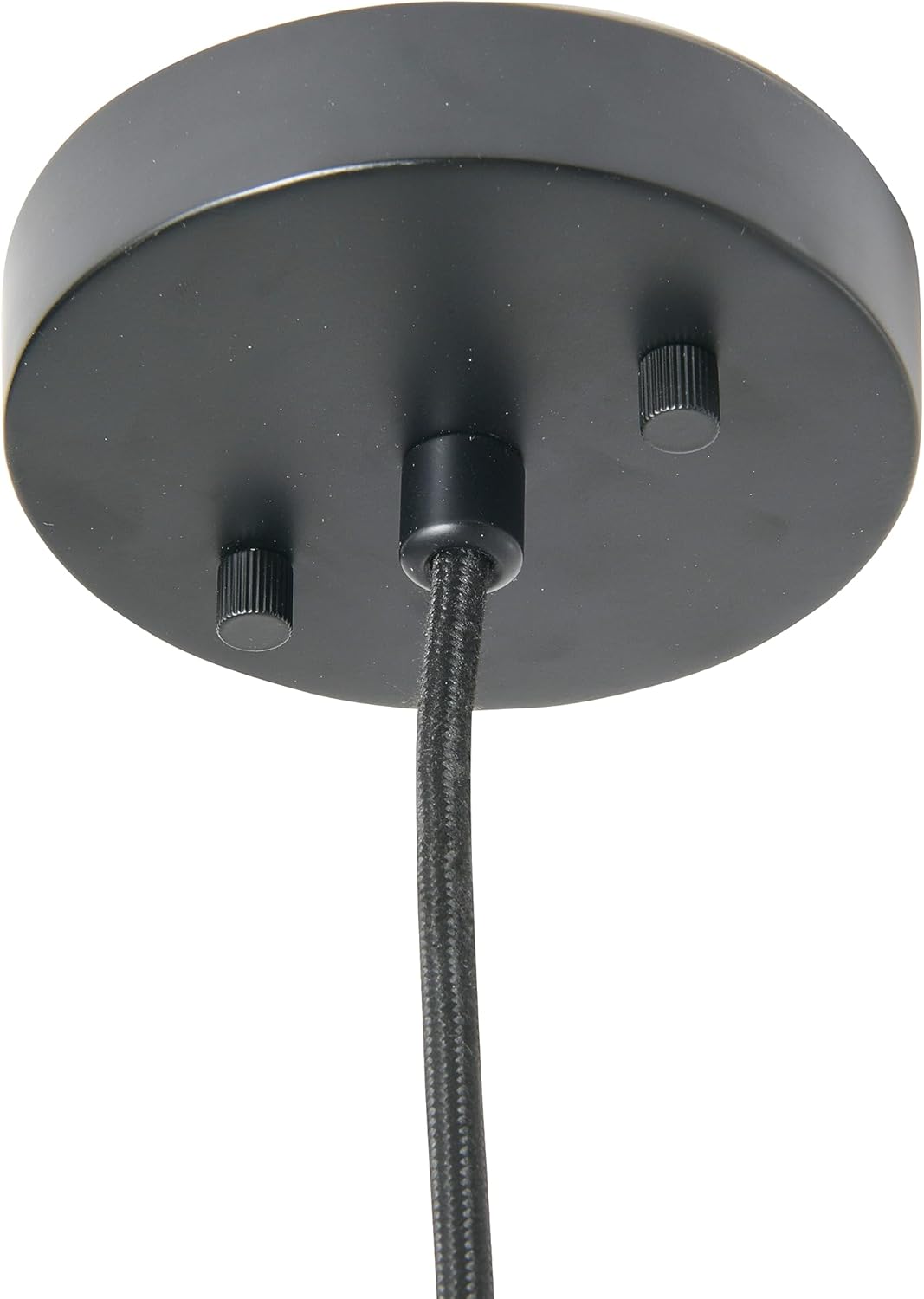 Creative CoOp EC0489 Woven Lamp Charcoal Gray Pendant Black