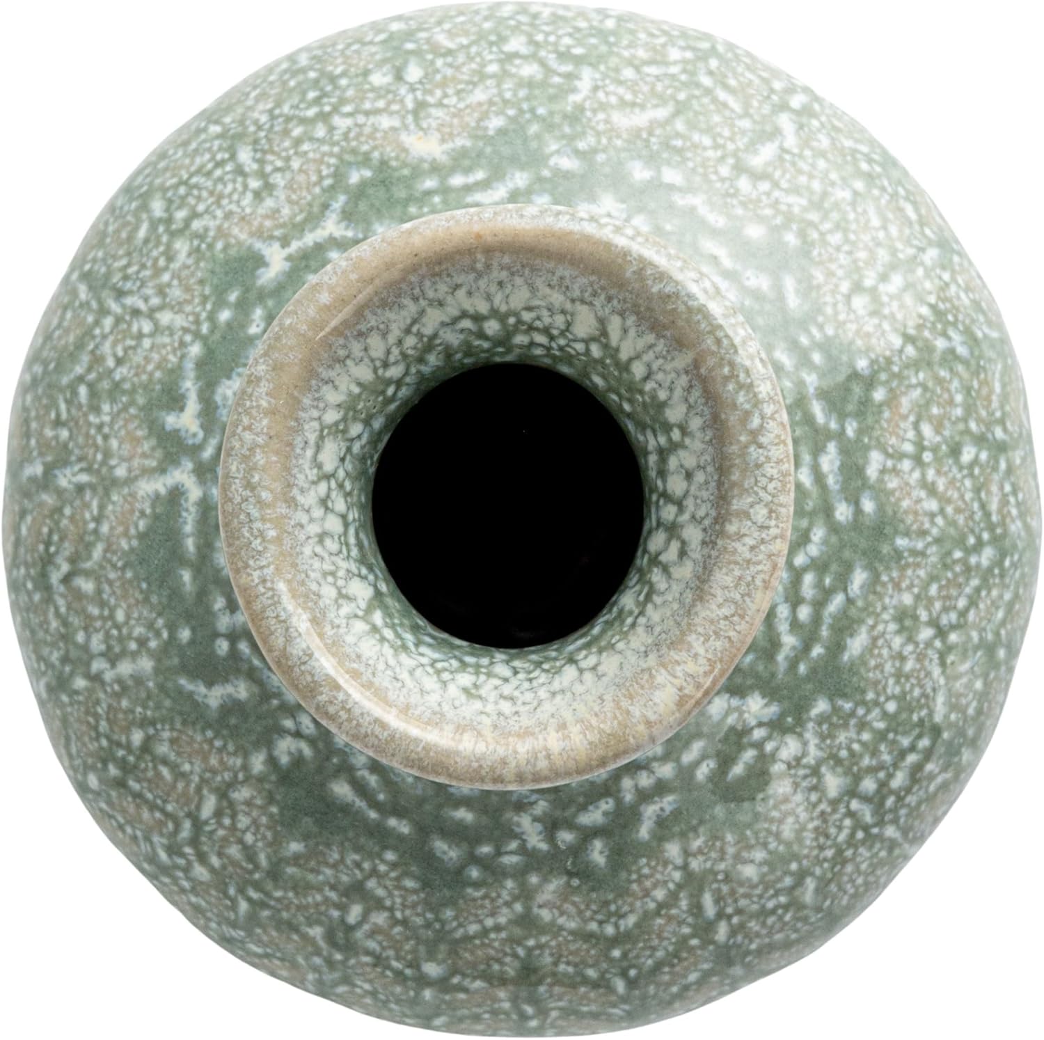 Creative CoOp Embossed Stoneware Vases with Reactive Glaze Grey Set of 3