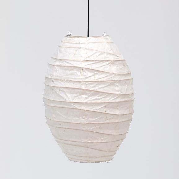 Creative CoOp Handmade Paper Pendant Lamp Set of 2 Lantern White