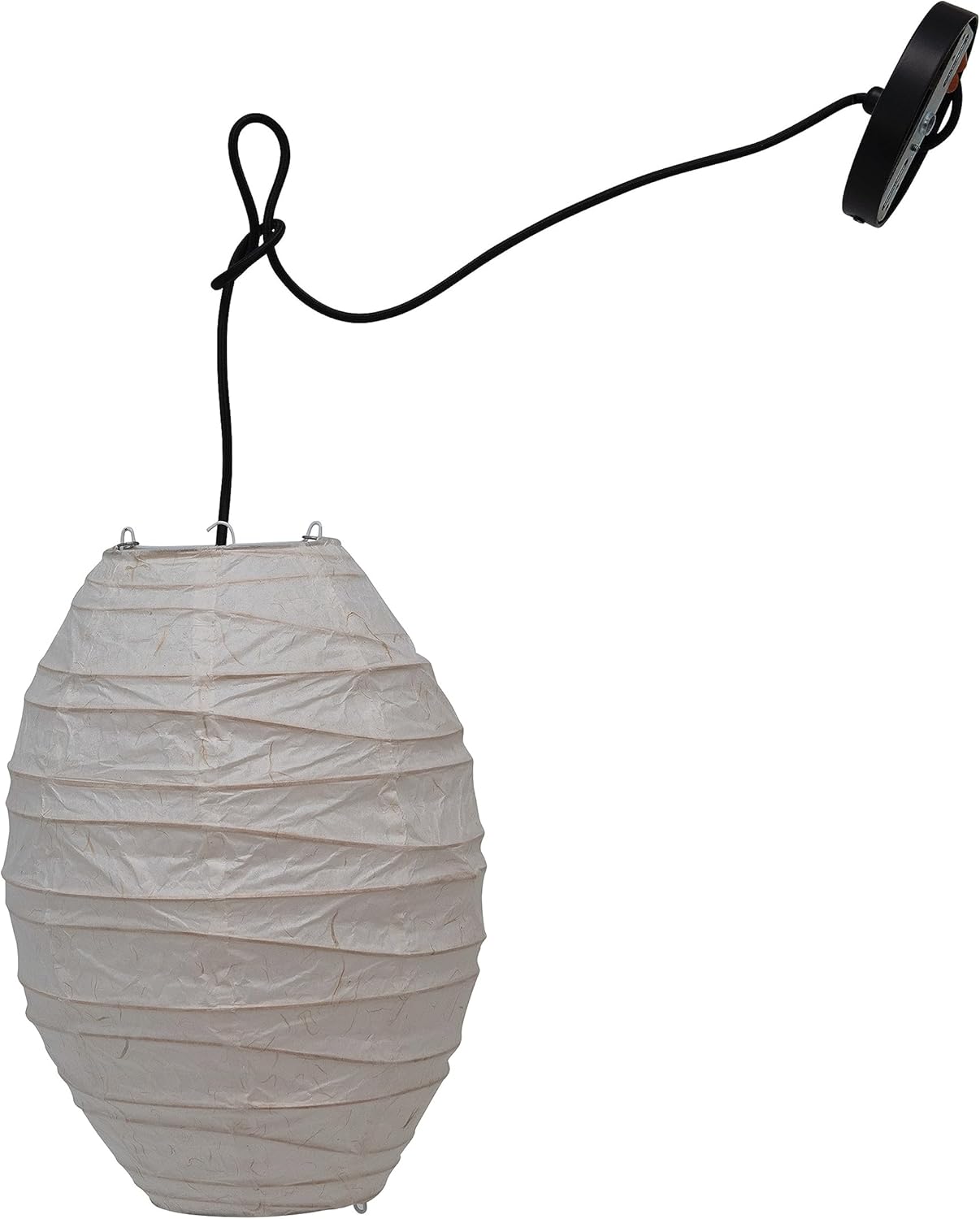 Creative CoOp Handmade Paper Pendant Lamp Set of 2 Lantern White