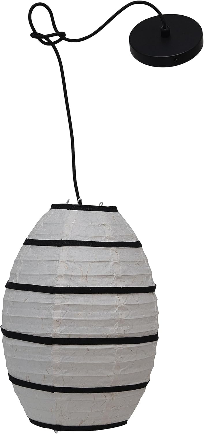 Creative CoOp Handmade Paper Pendant Lantern Lamp Set of 2 Dcor Multicolored 2