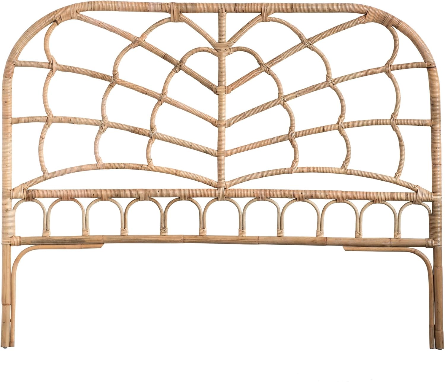 Creative CoOp King Rattan HeadboardNatural