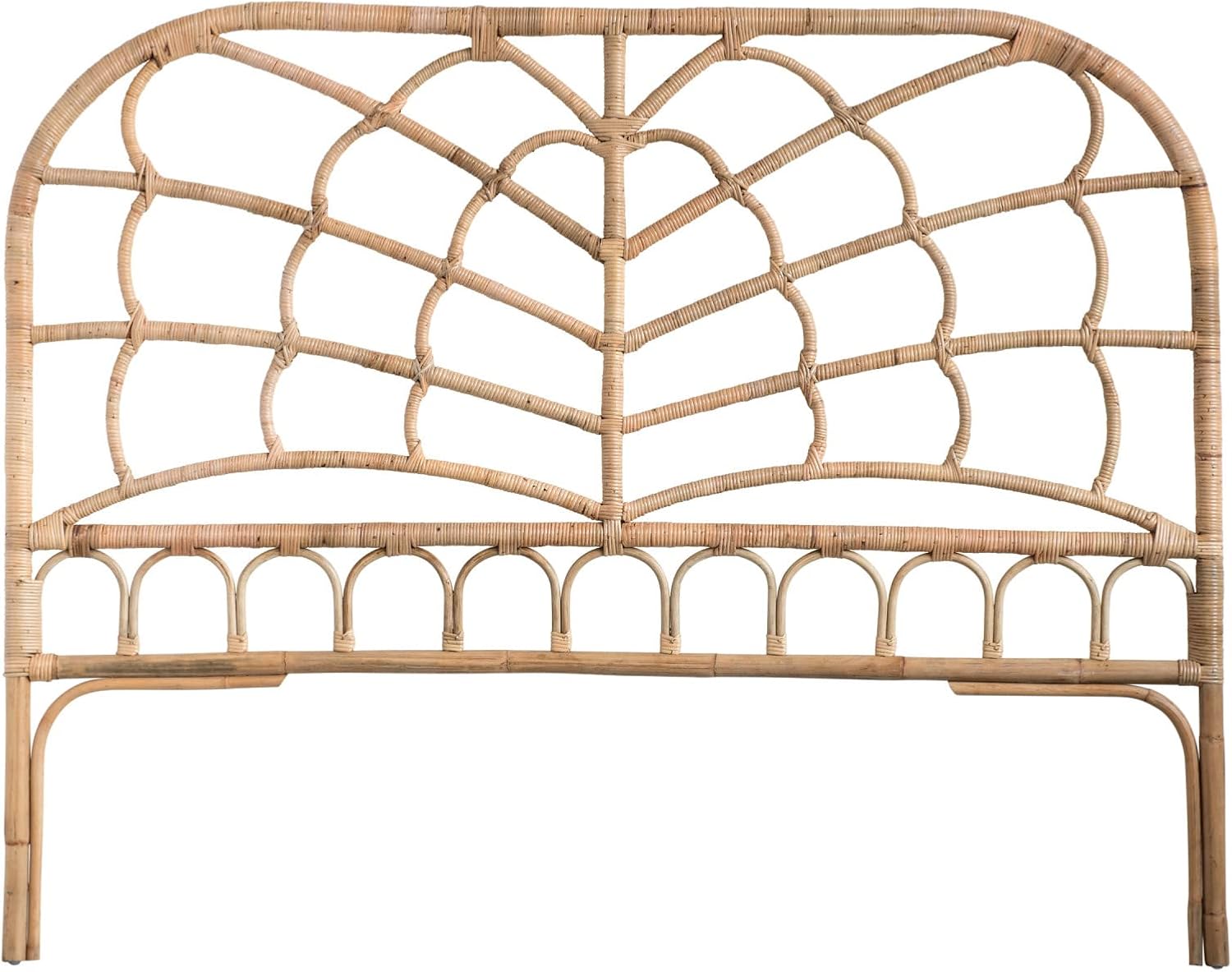 Creative CoOp King Rattan HeadboardNatural