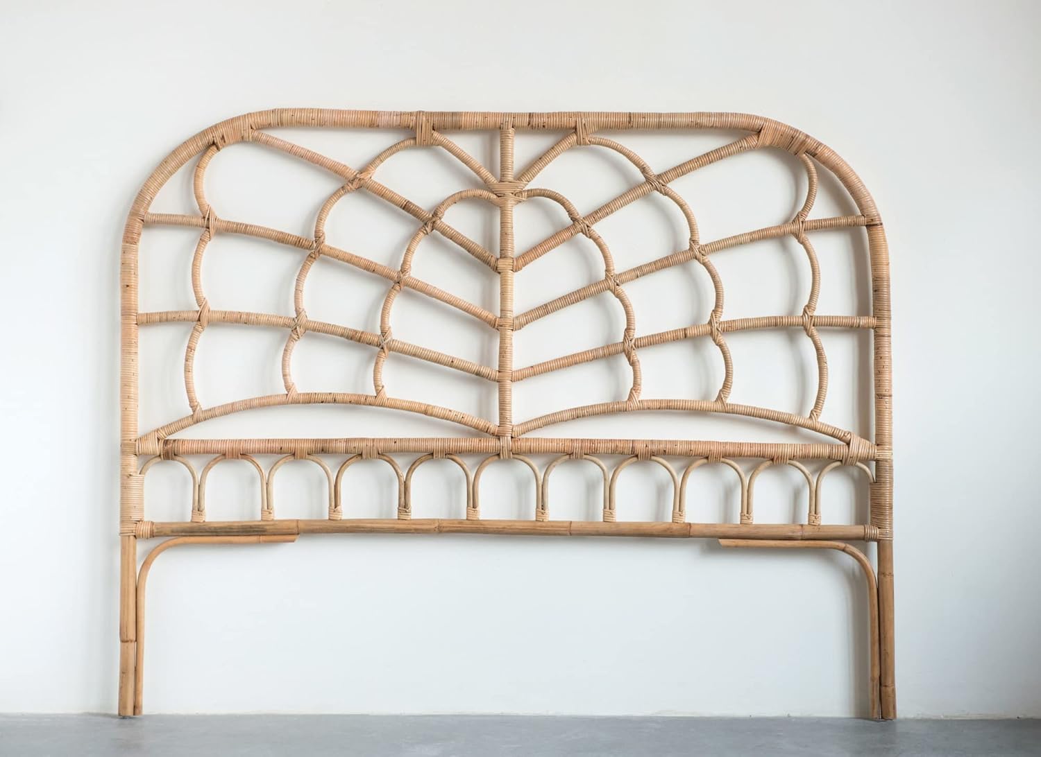Creative CoOp King Rattan HeadboardNatural