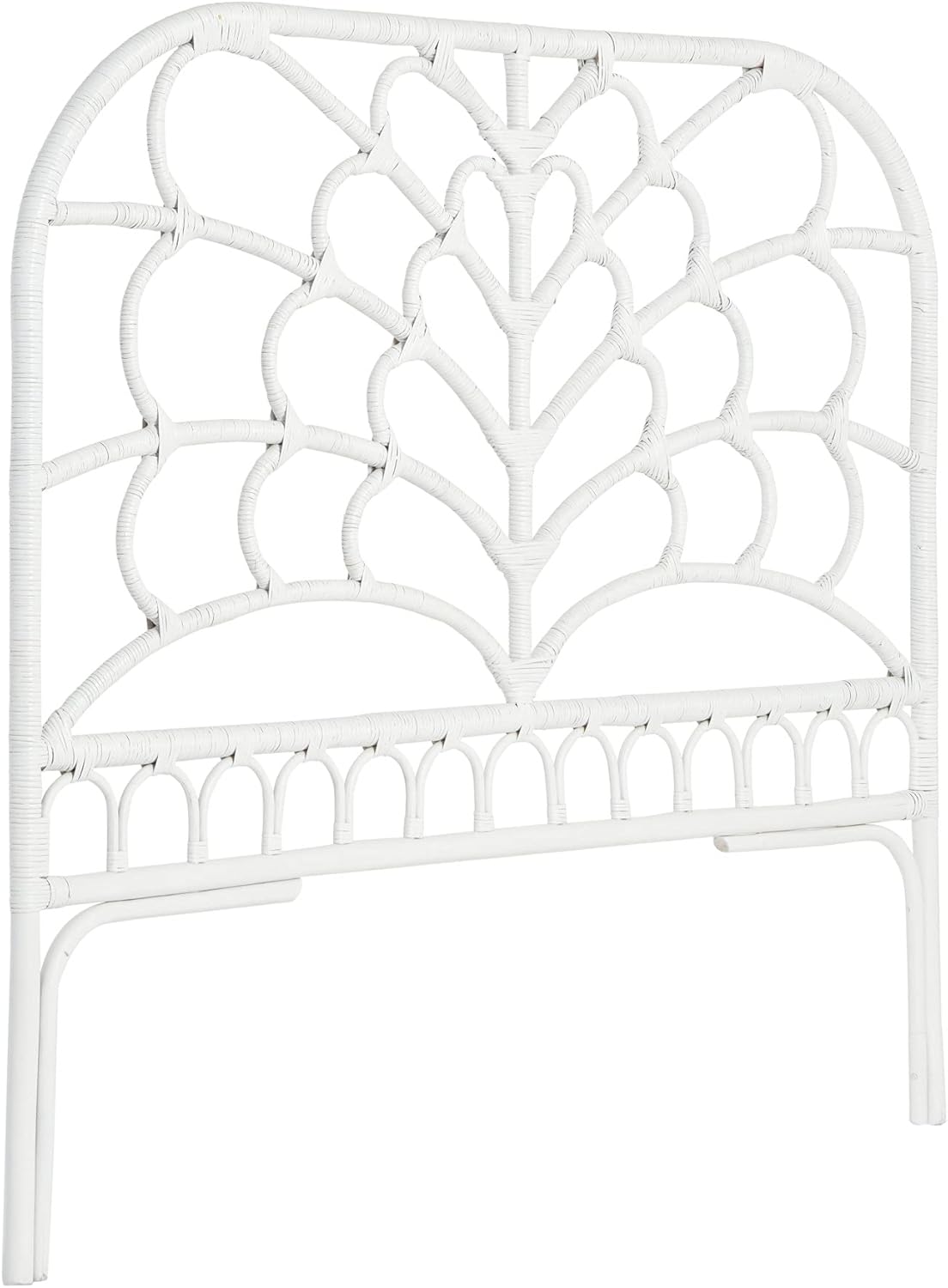 Creative CoOp King Rattan HeadboardWhite
