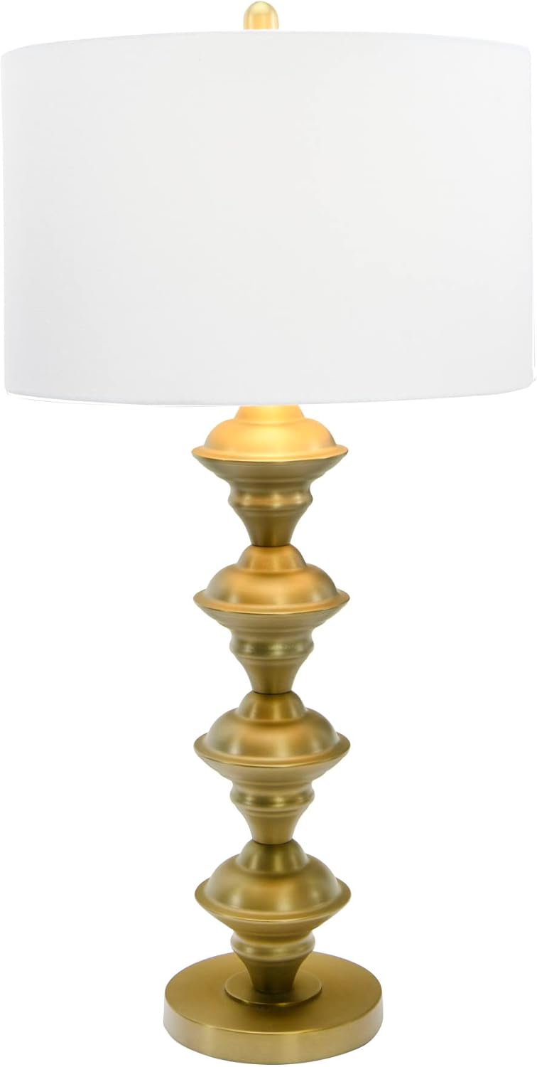 Creative CoOp Metal Candlestick Electroplating Finish Table Lamp GoldGold