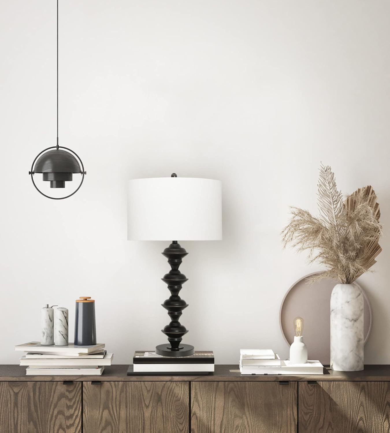 Creative CoOp Metal Candlestick Electroplating Finish Table Lamp GoldOilRubbed Bronze