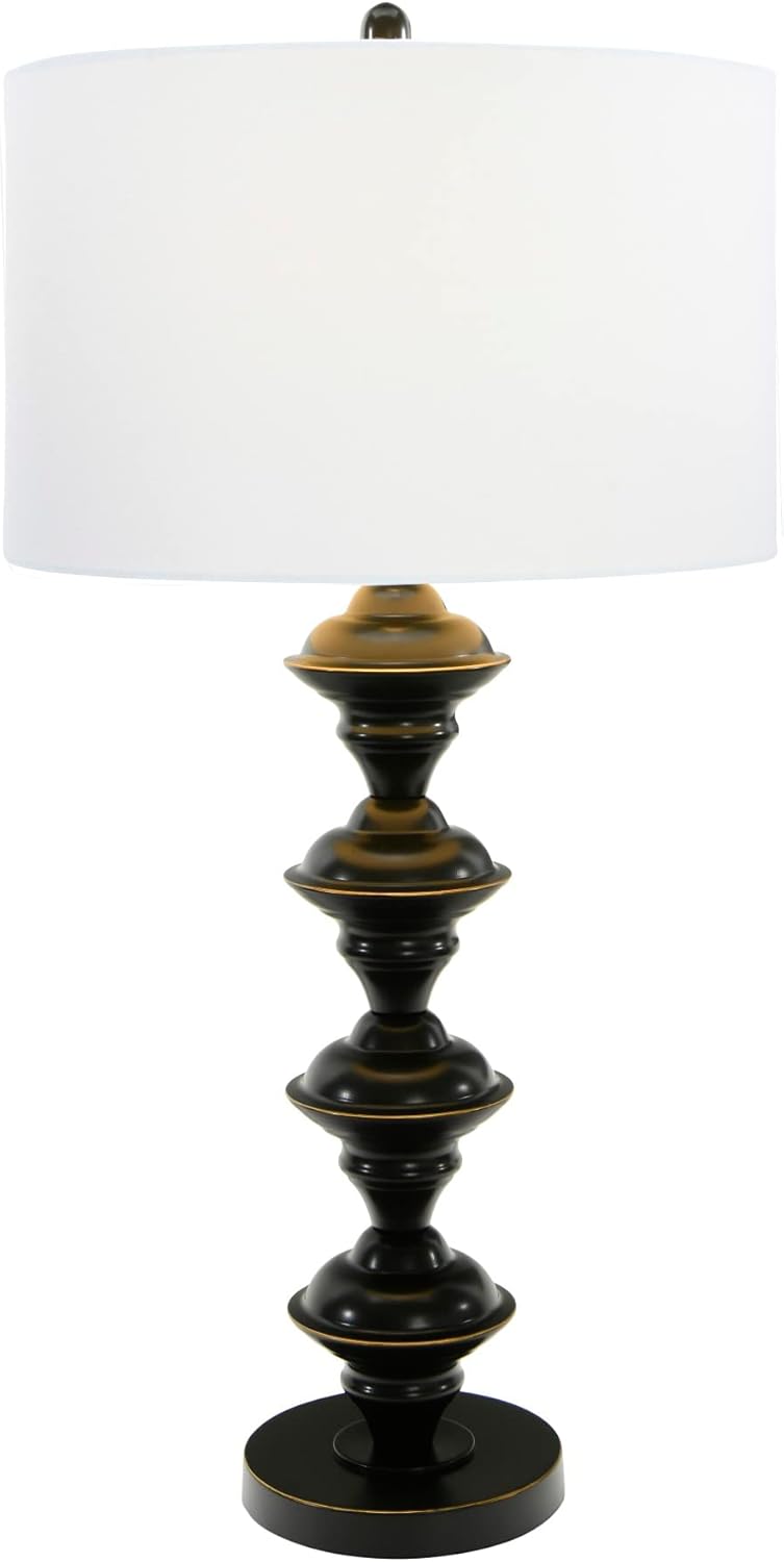Creative CoOp Metal Candlestick Electroplating Finish Table Lamp GoldOilRubbed Bronze