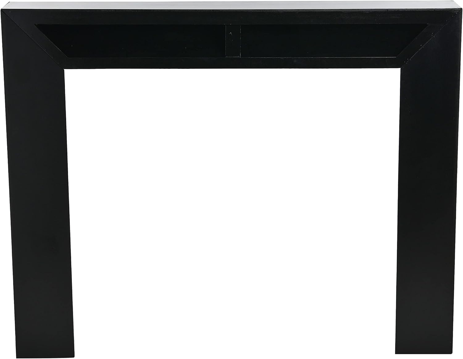 Creative CoOp Modern Fireplace Mantel WhiteBlack