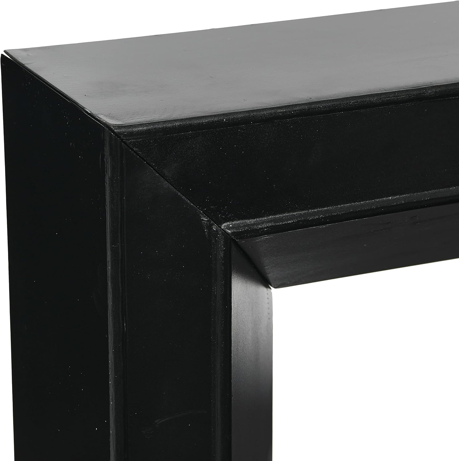 Creative CoOp Modern Fireplace Mantel WhiteBlack