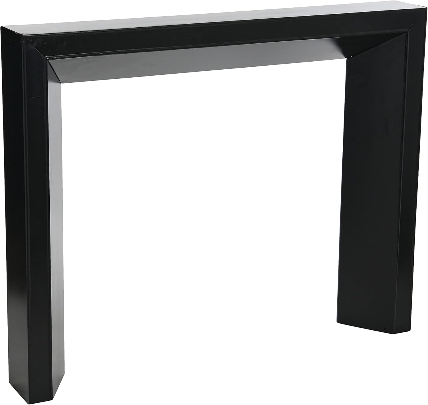 Creative CoOp Modern Fireplace Mantel WhiteBlack