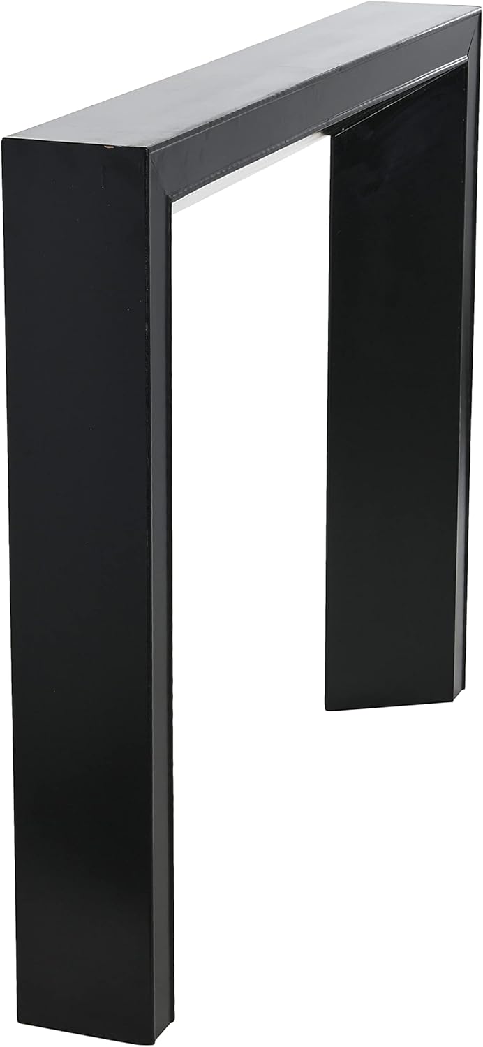 Creative CoOp Modern Fireplace Mantel WhiteBlack