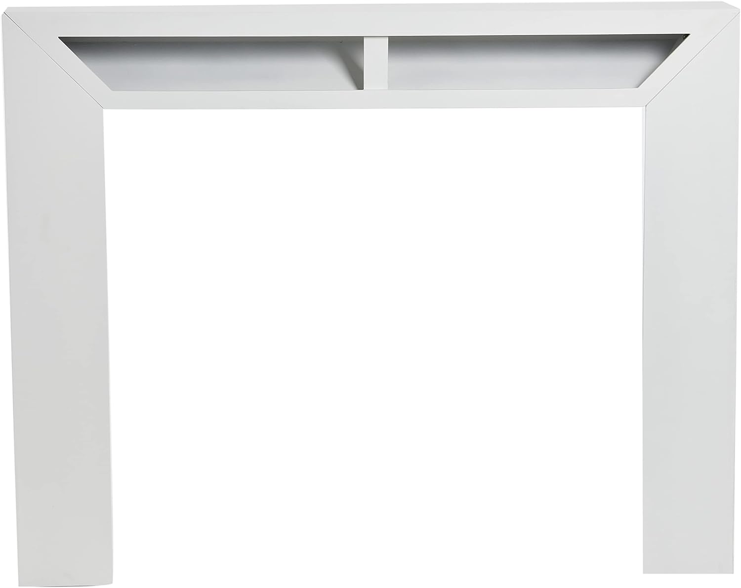 Creative CoOp Modern Fireplace Mantel WhiteWhite