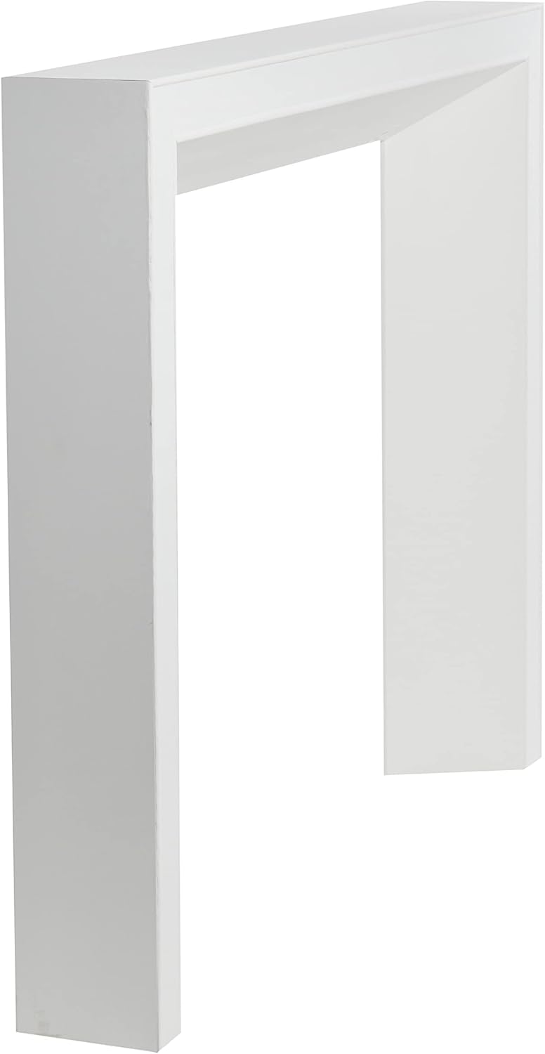 Creative CoOp Modern Fireplace Mantel WhiteWhite