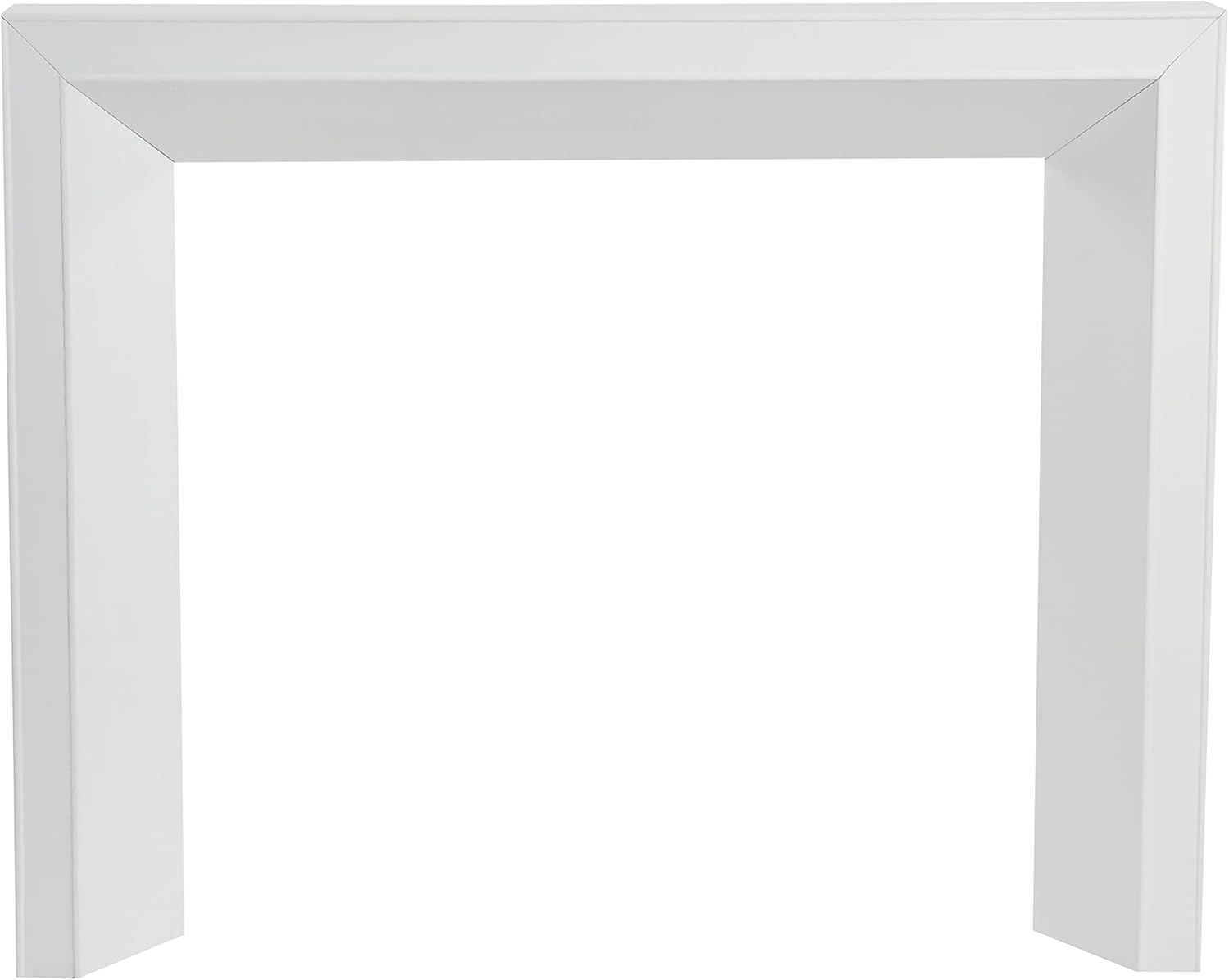 Creative CoOp Modern Fireplace Mantel WhiteWhite