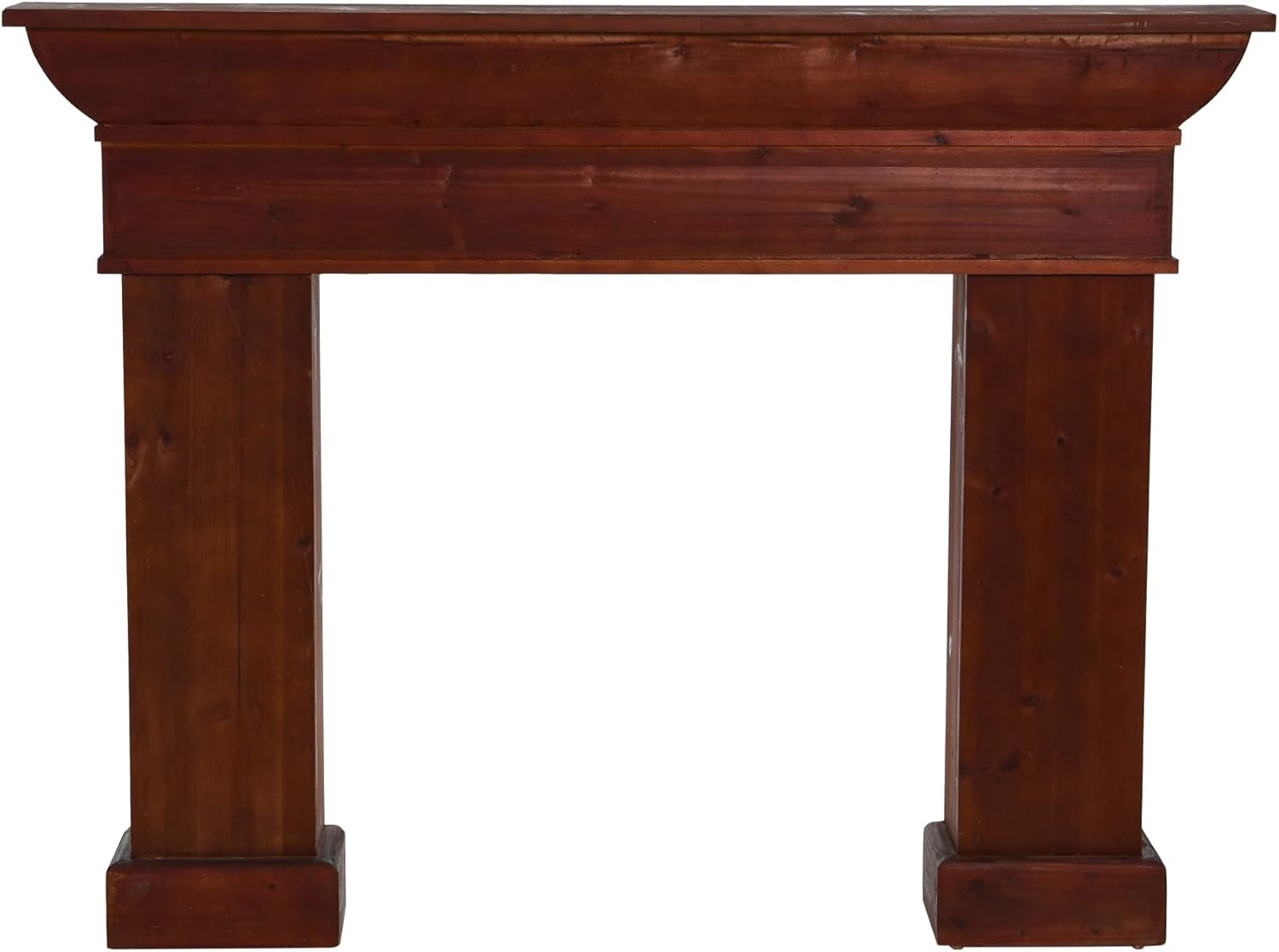 Creative CoOp Monolith Fireplace Mantel Dark Walnut FinishDark Walnut Finish
