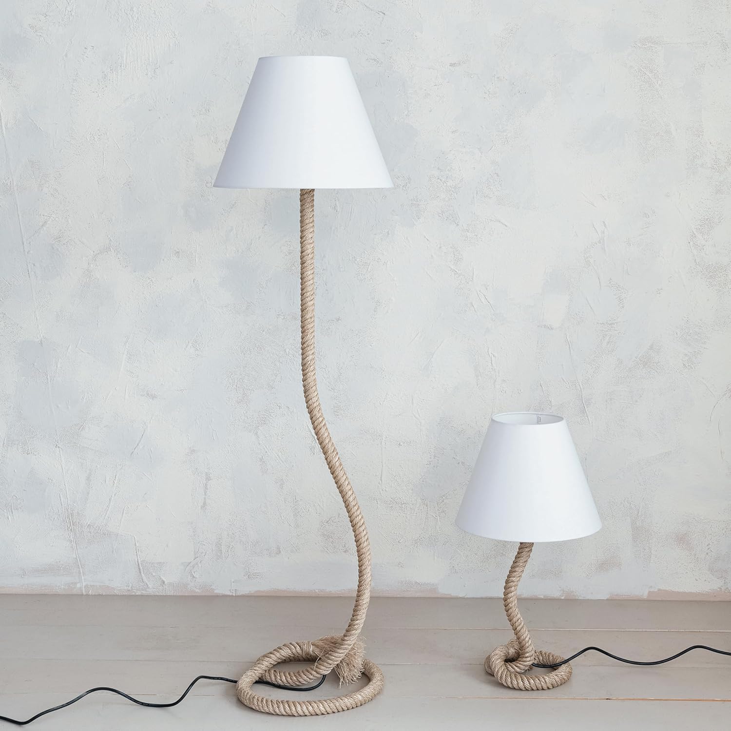 Creative CoOp Rope Indoor and Outdoor Table Lamp BrownTable Lamp