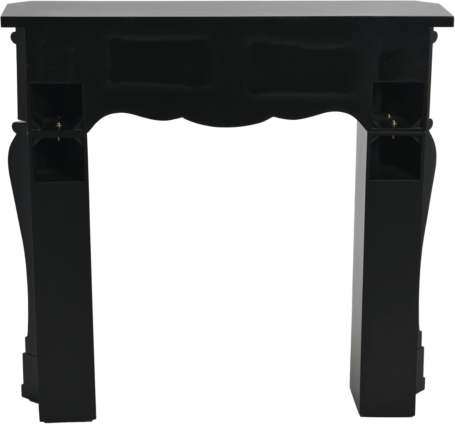 Creative CoOp Victorian Fireplace Mantel WhiteBlack