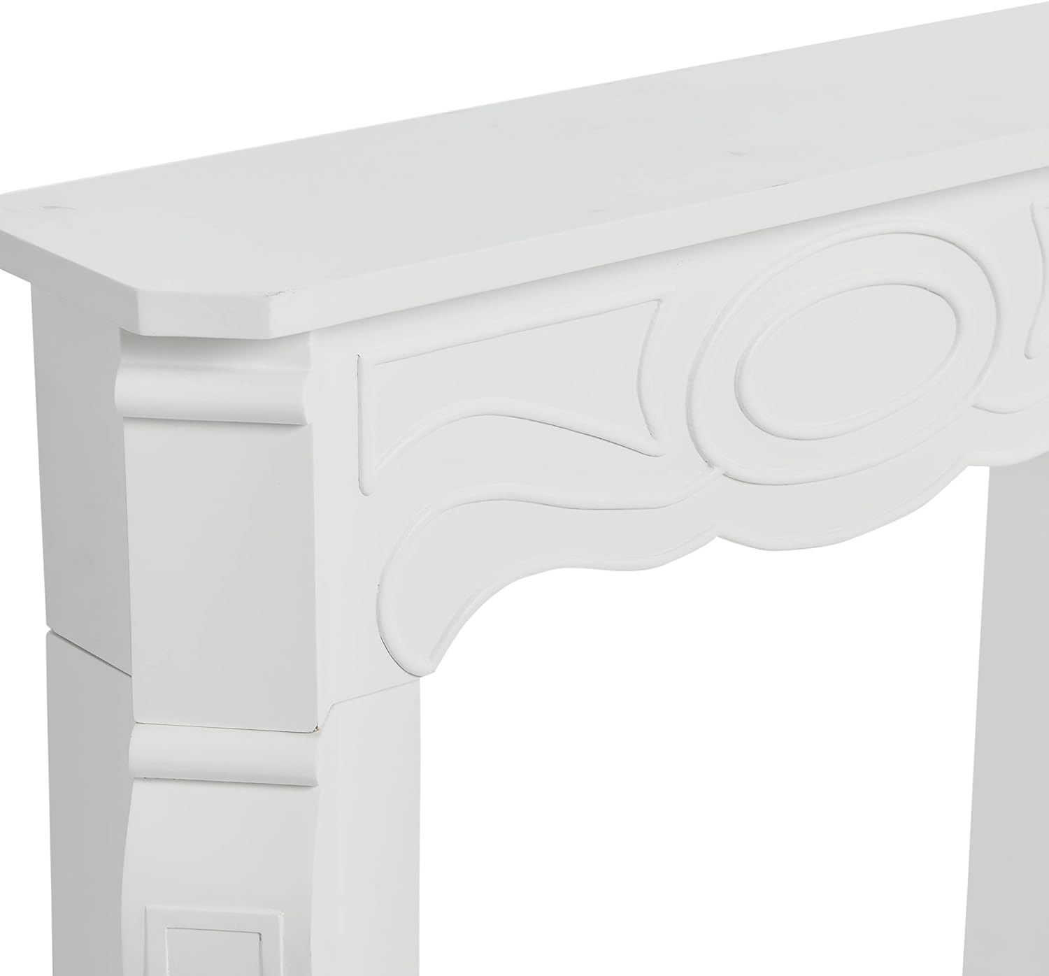 Creative CoOp Victorian Fireplace Mantel WhiteWhite