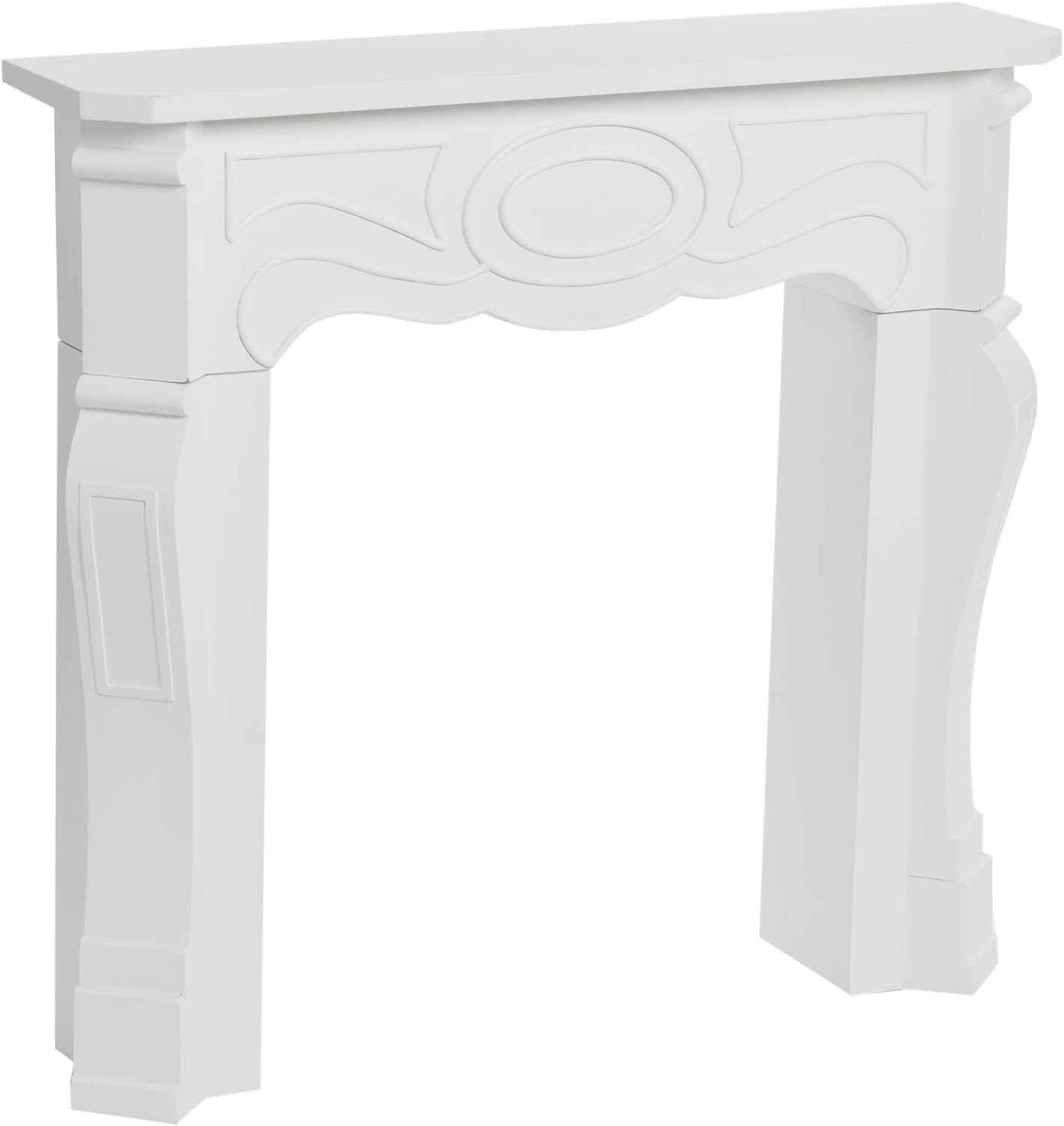 Creative CoOp Victorian Fireplace Mantel WhiteWhite