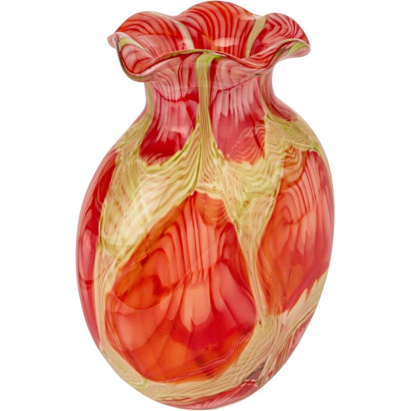 Creative CoOp Handmade Art Glass Vas Multicolor