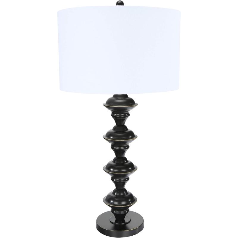 Creative CoOp Metal Candlestick Electroplating Finish Table Lamp GoldOilRubbed Bronze