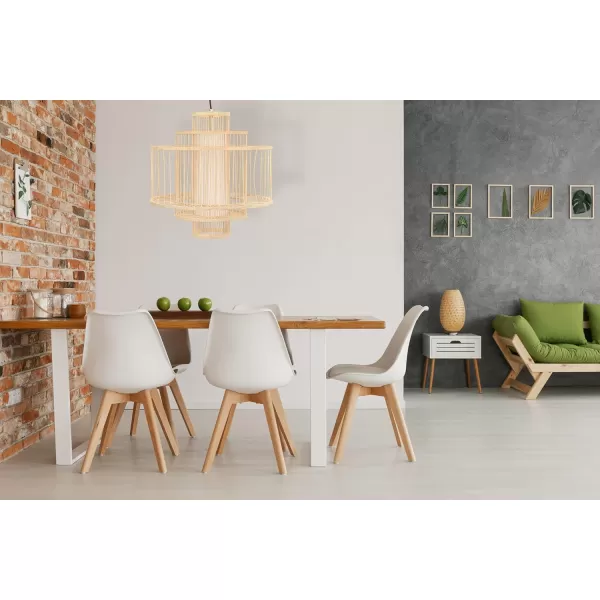 Creative CoOp 195 Inch Bamboo Pendant NaturalNatural