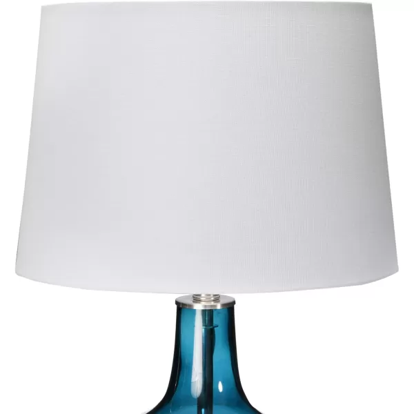 Creative CoOp 27quot Deep Blue Glass Table Lamp