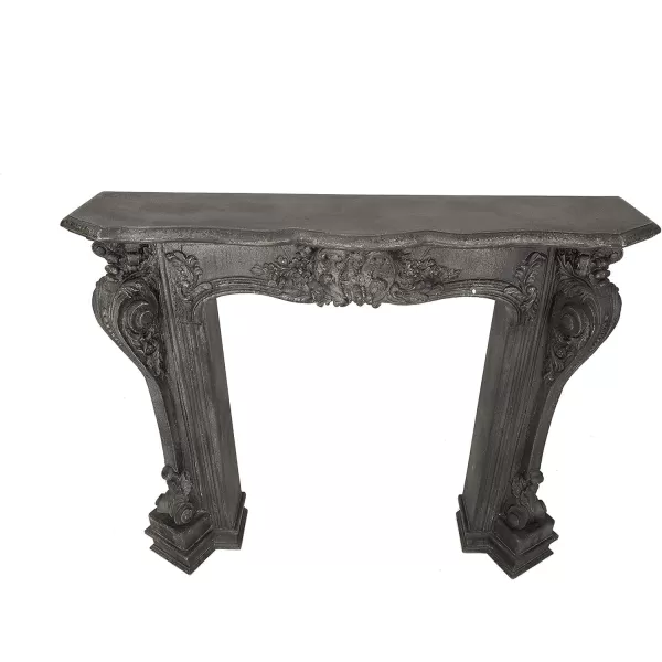 Creative CoOp Decorative Wood Fireplace MantelBlackBlack