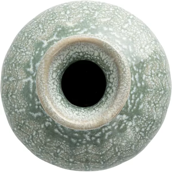 Creative CoOp Embossed Stoneware Vases with Reactive Glaze Grey Set of 3
