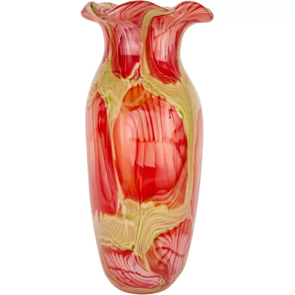 Creative CoOp Handmade Art Glass Vas Multicolor
