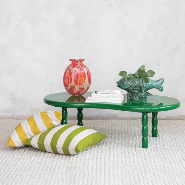 Creative CoOp Handmade Art Glass Vas Multicolor