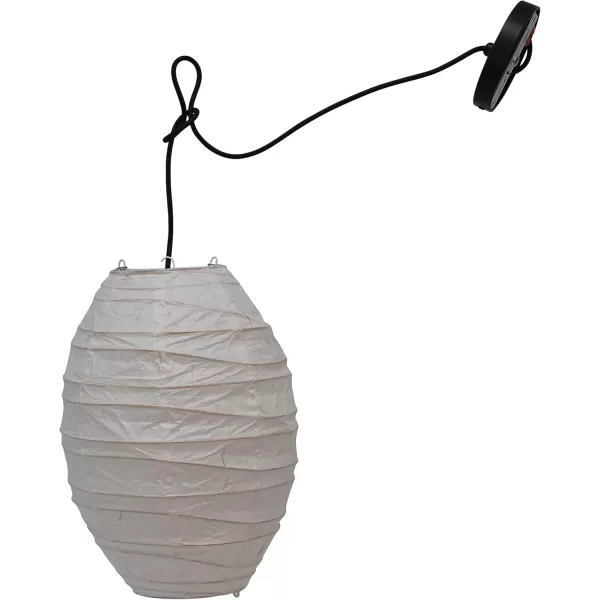 Creative CoOp Handmade Paper Pendant Lamp Set of 2 Lantern White