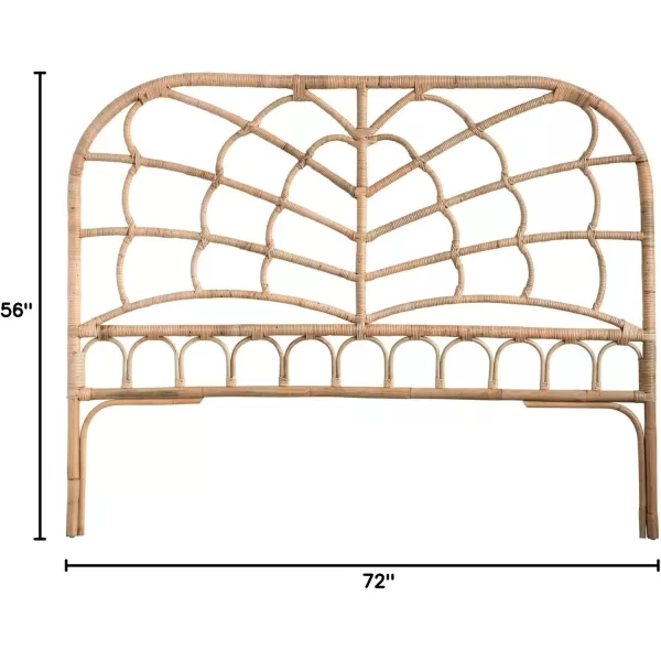 Creative CoOp King Rattan HeadboardNatural