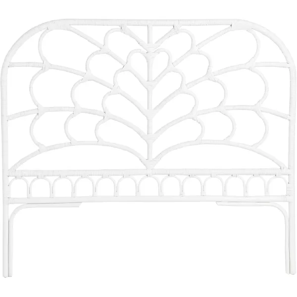 Creative CoOp King Rattan HeadboardWhite