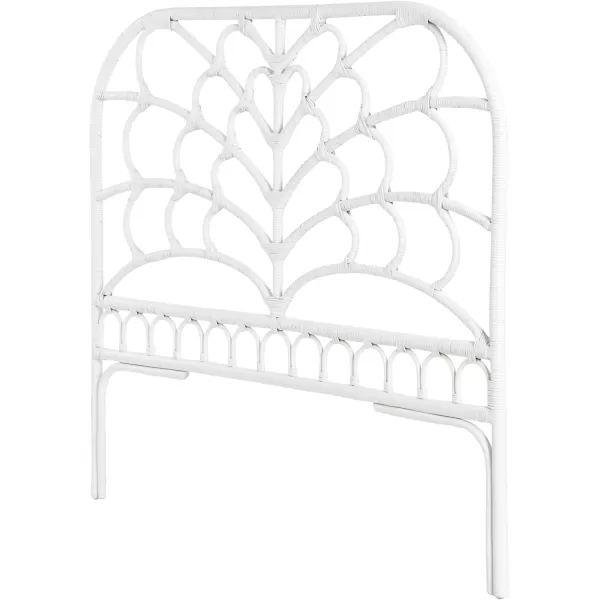 Creative CoOp King Rattan HeadboardWhite