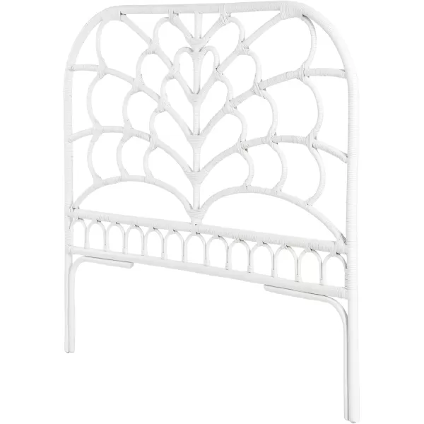 Creative CoOp King Rattan HeadboardWhite