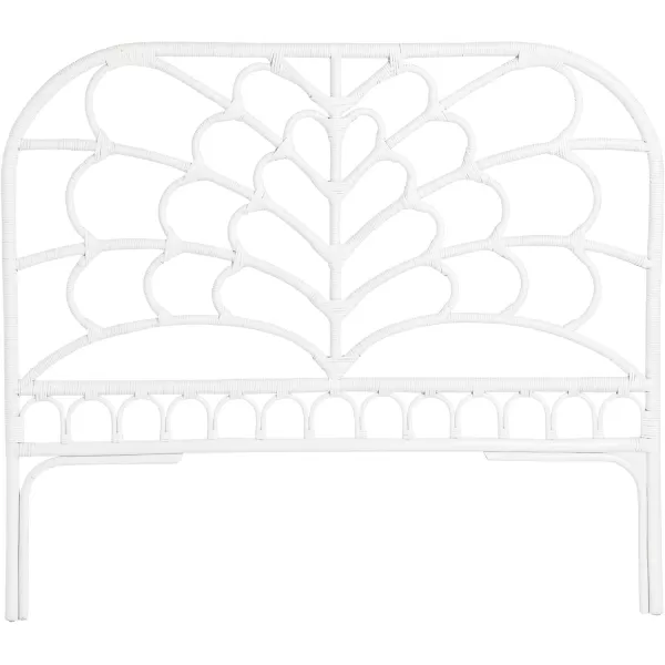 Creative CoOp King Rattan HeadboardWhite