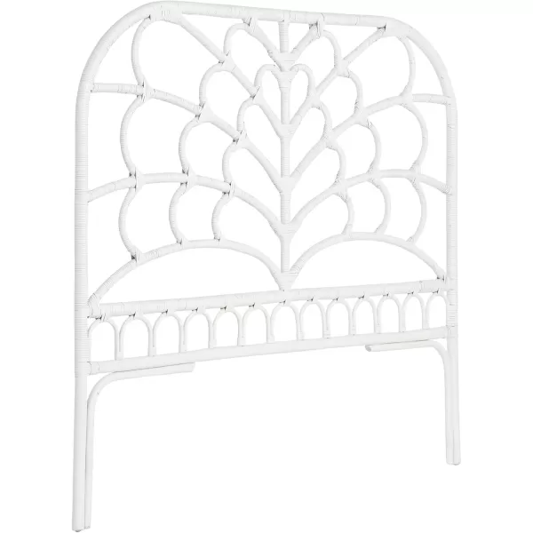 Creative CoOp King Rattan HeadboardWhite