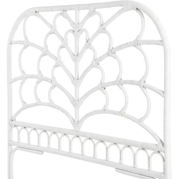Creative CoOp King Rattan HeadboardWhite