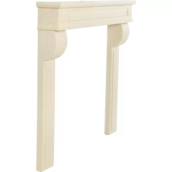 Creative CoOp Lodge Fireplace Mantel Distressed CreamDistressed Cream