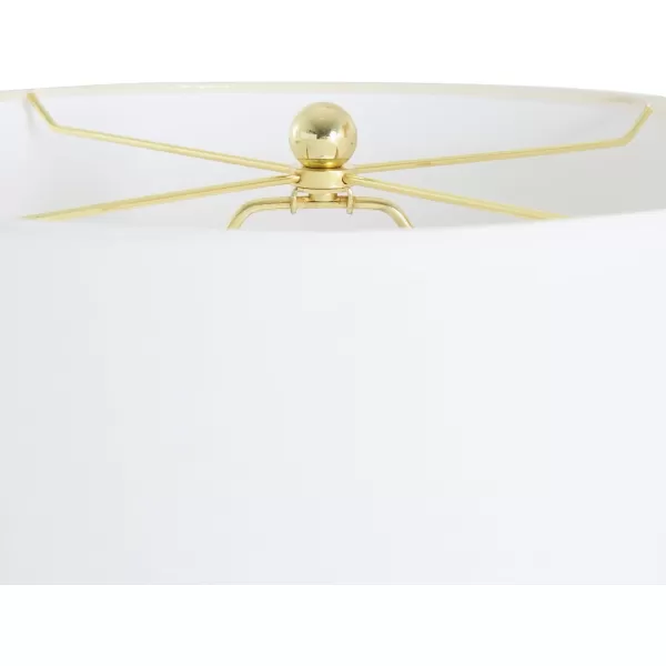Creative CoOp Mid Century Modern Tripod Wood Floor Lamp with Linen Shade Natural and CreamNatural
