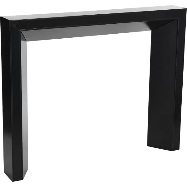 Creative CoOp Modern Fireplace Mantel WhiteBlack
