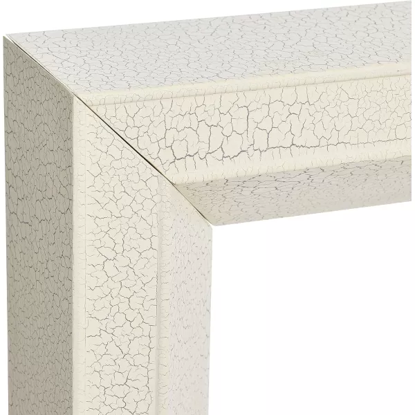 Creative CoOp Modern Fireplace Mantel WhiteDistressed Cream