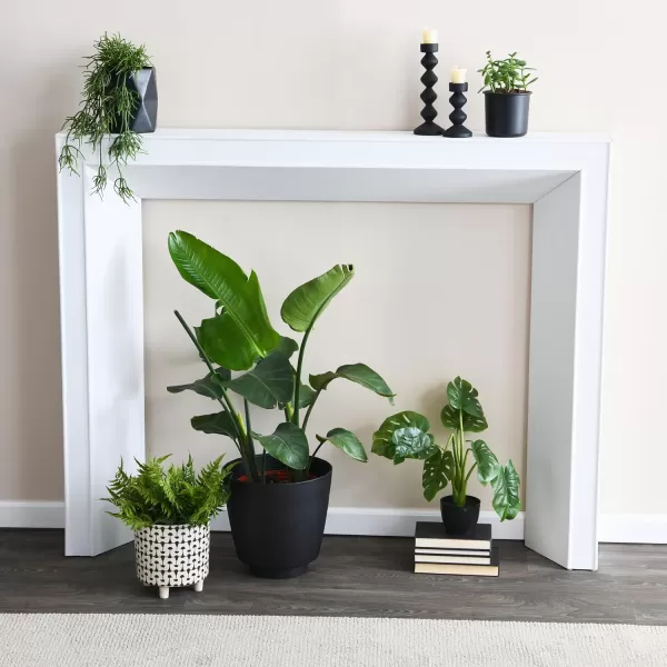 Creative CoOp Modern Fireplace Mantel WhiteWhite