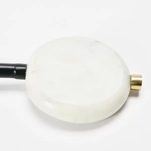 Creative CoOp Modern Lamp Minimalist Geometric Kitchen Lighting Pendant Gold and Marble