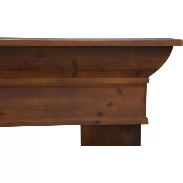 Creative CoOp Monolith Fireplace Mantel Dark Walnut FinishDark Walnut Finish