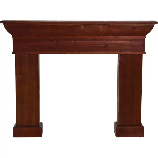Creative CoOp Monolith Fireplace Mantel Dark Walnut FinishDark Walnut Finish