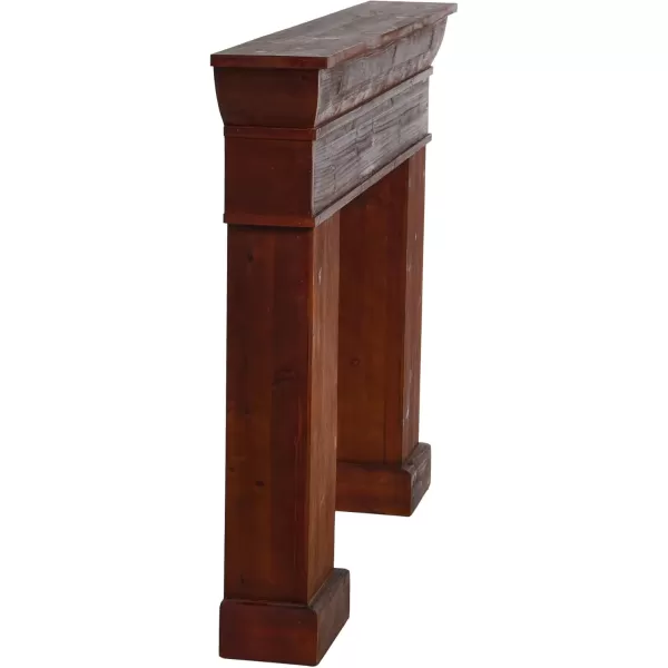Creative CoOp Monolith Fireplace Mantel Dark Walnut FinishDark Walnut Finish