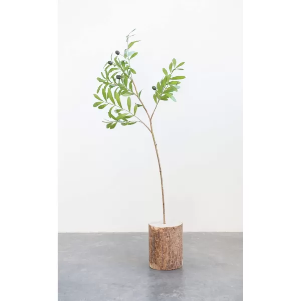 Creative CoOp Olive Branch Faux Botanical Green